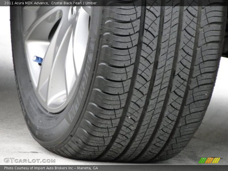 Crystal Black Pearl / Umber 2011 Acura MDX Advance