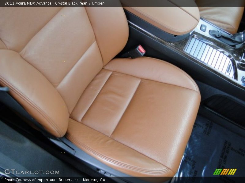 Crystal Black Pearl / Umber 2011 Acura MDX Advance