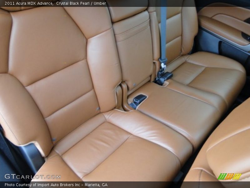 Crystal Black Pearl / Umber 2011 Acura MDX Advance