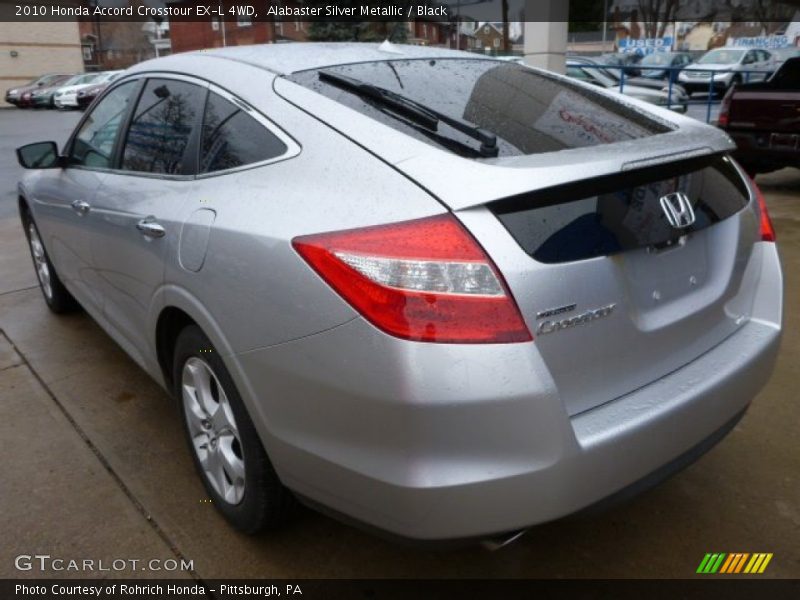 Alabaster Silver Metallic / Black 2010 Honda Accord Crosstour EX-L 4WD