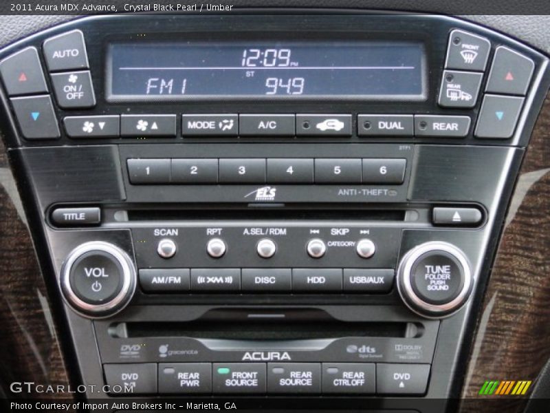 Controls of 2011 MDX Advance