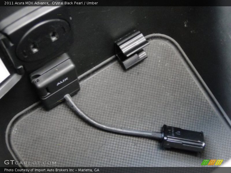Crystal Black Pearl / Umber 2011 Acura MDX Advance