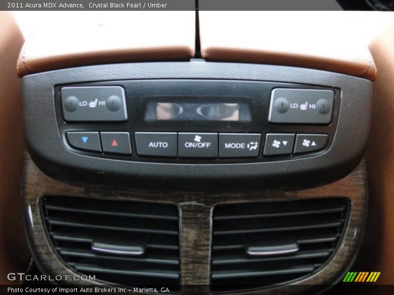 Controls of 2011 MDX Advance
