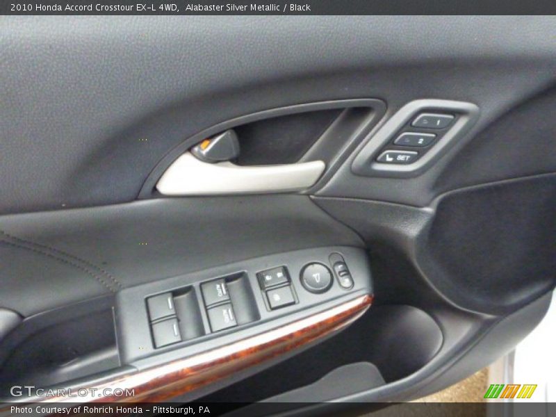Alabaster Silver Metallic / Black 2010 Honda Accord Crosstour EX-L 4WD