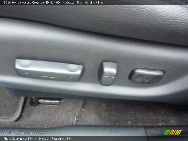 Alabaster Silver Metallic / Black 2010 Honda Accord Crosstour EX-L 4WD