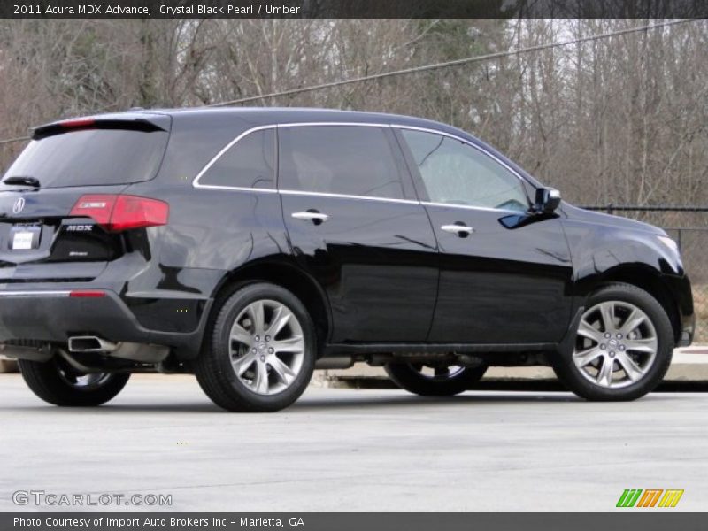 Crystal Black Pearl / Umber 2011 Acura MDX Advance