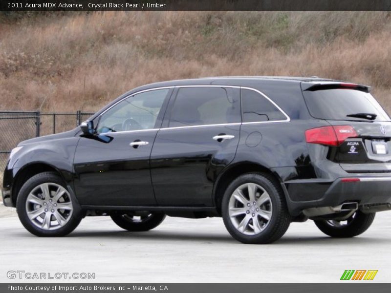 Crystal Black Pearl / Umber 2011 Acura MDX Advance