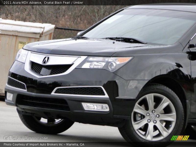 Crystal Black Pearl / Umber 2011 Acura MDX Advance
