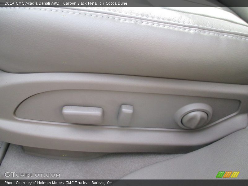 Carbon Black Metallic / Cocoa Dune 2014 GMC Acadia Denali AWD
