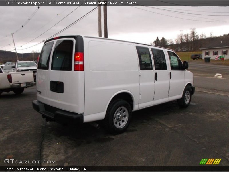 Summit White / Medium Pewter 2014 Chevrolet Express 1500 Cargo WT AWD