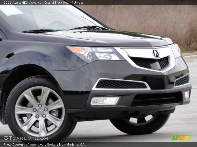 Crystal Black Pearl / Umber 2011 Acura MDX Advance