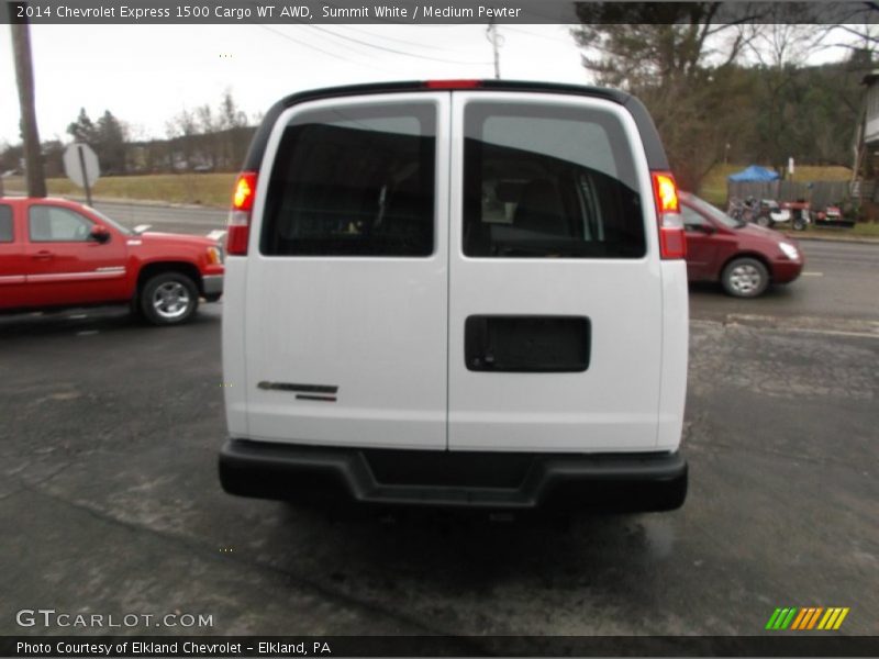 Summit White / Medium Pewter 2014 Chevrolet Express 1500 Cargo WT AWD