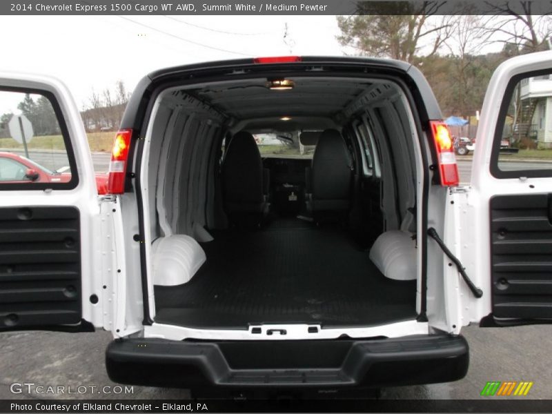Summit White / Medium Pewter 2014 Chevrolet Express 1500 Cargo WT AWD