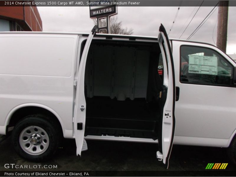 Summit White / Medium Pewter 2014 Chevrolet Express 1500 Cargo WT AWD