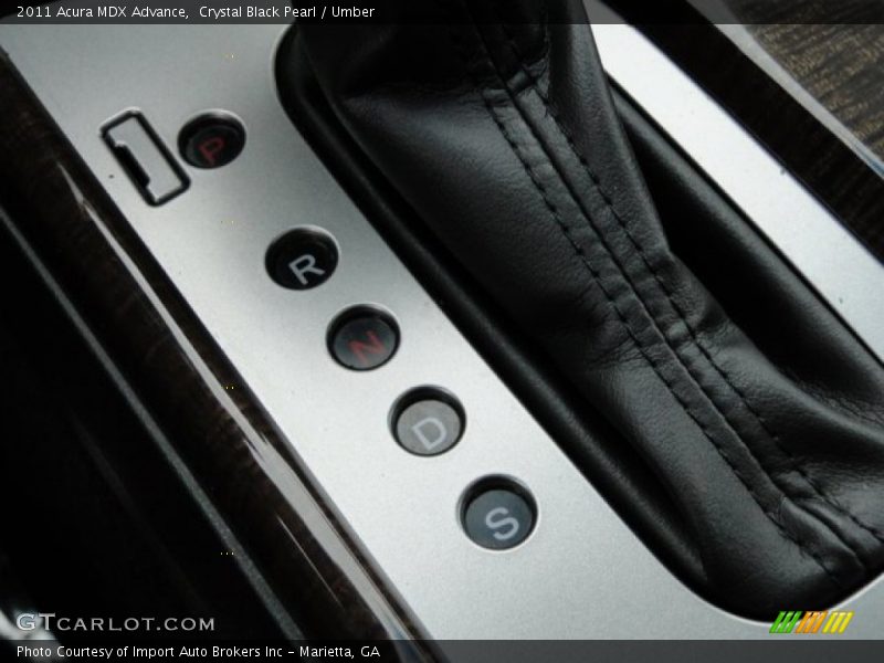 Crystal Black Pearl / Umber 2011 Acura MDX Advance