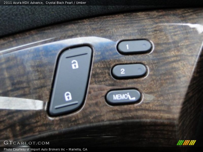 Controls of 2011 MDX Advance