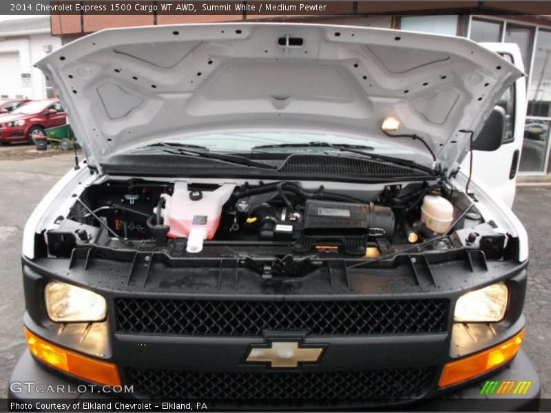 Summit White / Medium Pewter 2014 Chevrolet Express 1500 Cargo WT AWD