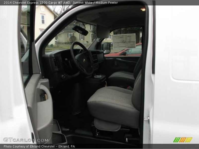 Summit White / Medium Pewter 2014 Chevrolet Express 1500 Cargo WT AWD
