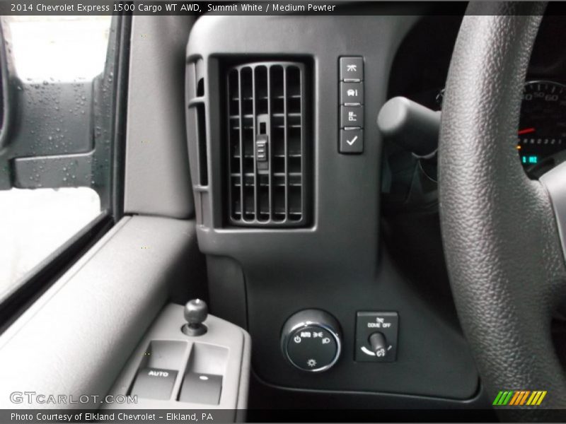 Summit White / Medium Pewter 2014 Chevrolet Express 1500 Cargo WT AWD