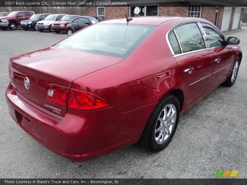Crimson Pearl Tintcoat / Cocoa/Cashmere 2007 Buick Lucerne CXL