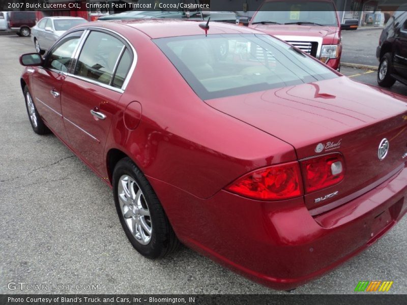 Crimson Pearl Tintcoat / Cocoa/Cashmere 2007 Buick Lucerne CXL