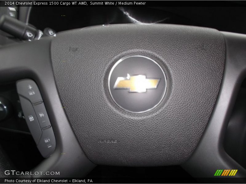 Summit White / Medium Pewter 2014 Chevrolet Express 1500 Cargo WT AWD