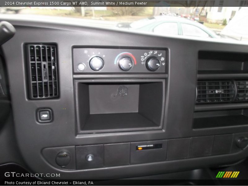 Summit White / Medium Pewter 2014 Chevrolet Express 1500 Cargo WT AWD