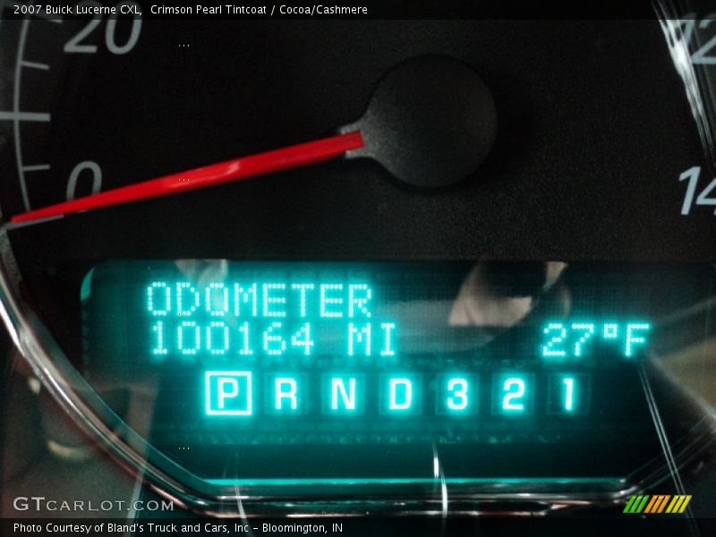 Crimson Pearl Tintcoat / Cocoa/Cashmere 2007 Buick Lucerne CXL