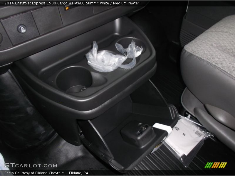 Summit White / Medium Pewter 2014 Chevrolet Express 1500 Cargo WT AWD