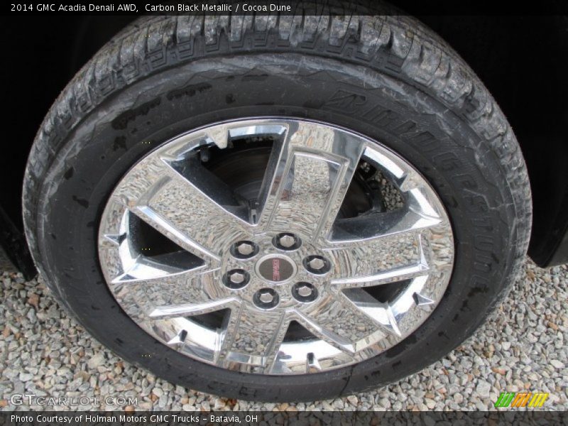 Carbon Black Metallic / Cocoa Dune 2014 GMC Acadia Denali AWD