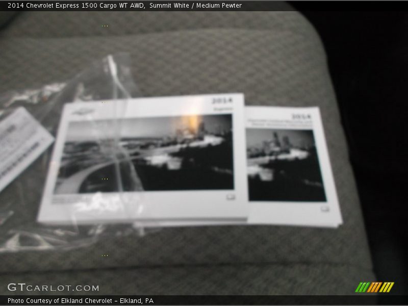 Summit White / Medium Pewter 2014 Chevrolet Express 1500 Cargo WT AWD
