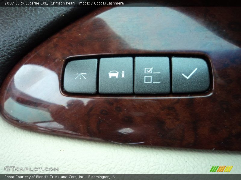 Crimson Pearl Tintcoat / Cocoa/Cashmere 2007 Buick Lucerne CXL