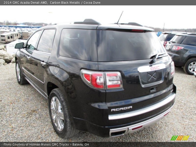 Carbon Black Metallic / Cocoa Dune 2014 GMC Acadia Denali AWD