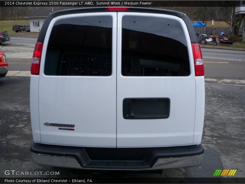 Summit White / Medium Pewter 2014 Chevrolet Express 1500 Passenger LT AWD