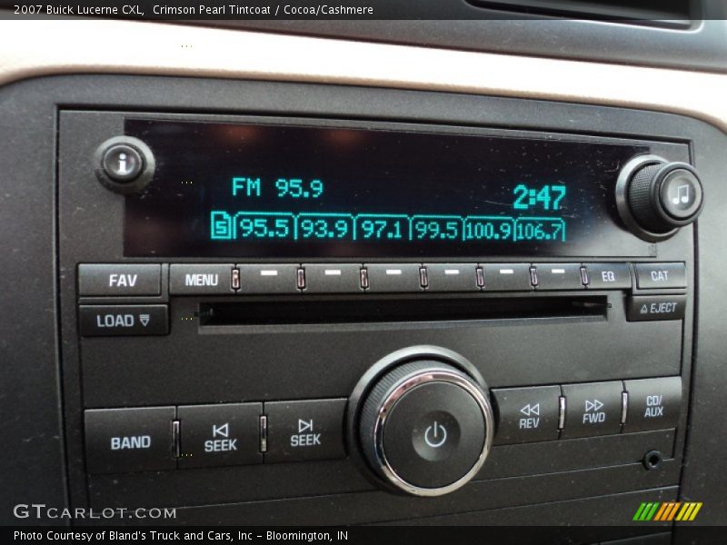 Crimson Pearl Tintcoat / Cocoa/Cashmere 2007 Buick Lucerne CXL