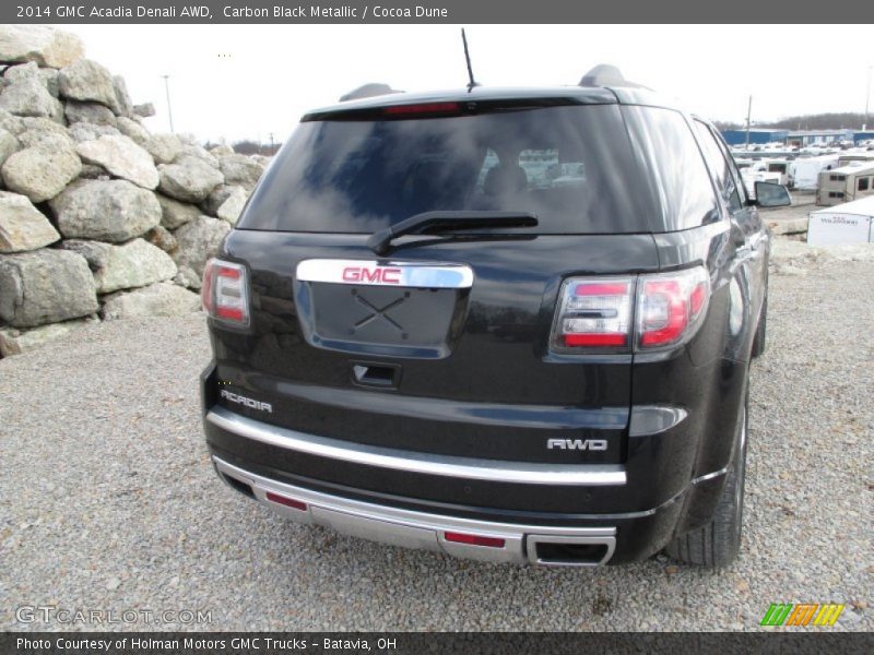 Carbon Black Metallic / Cocoa Dune 2014 GMC Acadia Denali AWD