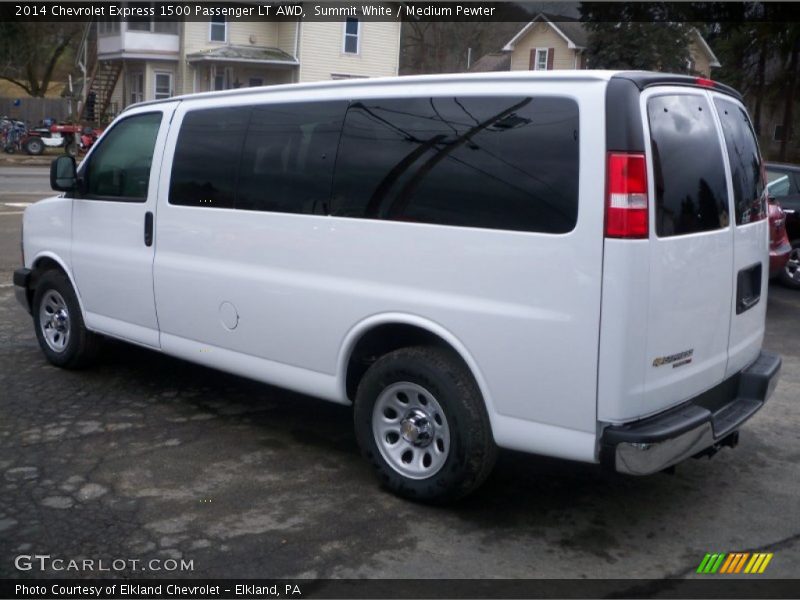 Summit White / Medium Pewter 2014 Chevrolet Express 1500 Passenger LT AWD