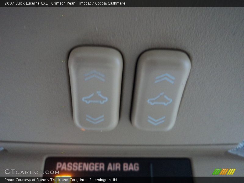 Crimson Pearl Tintcoat / Cocoa/Cashmere 2007 Buick Lucerne CXL