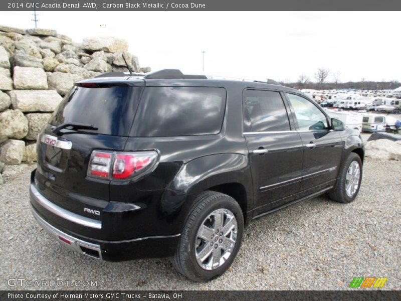 Carbon Black Metallic / Cocoa Dune 2014 GMC Acadia Denali AWD