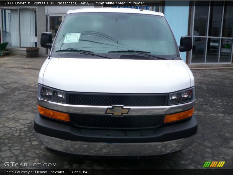 Summit White / Medium Pewter 2014 Chevrolet Express 1500 Passenger LT AWD