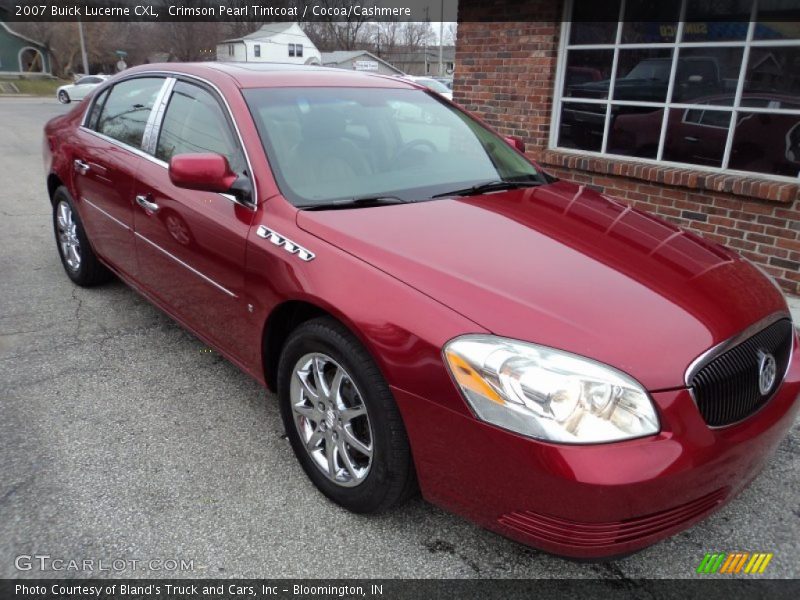 Crimson Pearl Tintcoat / Cocoa/Cashmere 2007 Buick Lucerne CXL
