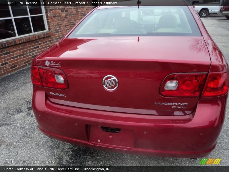 Crimson Pearl Tintcoat / Cocoa/Cashmere 2007 Buick Lucerne CXL