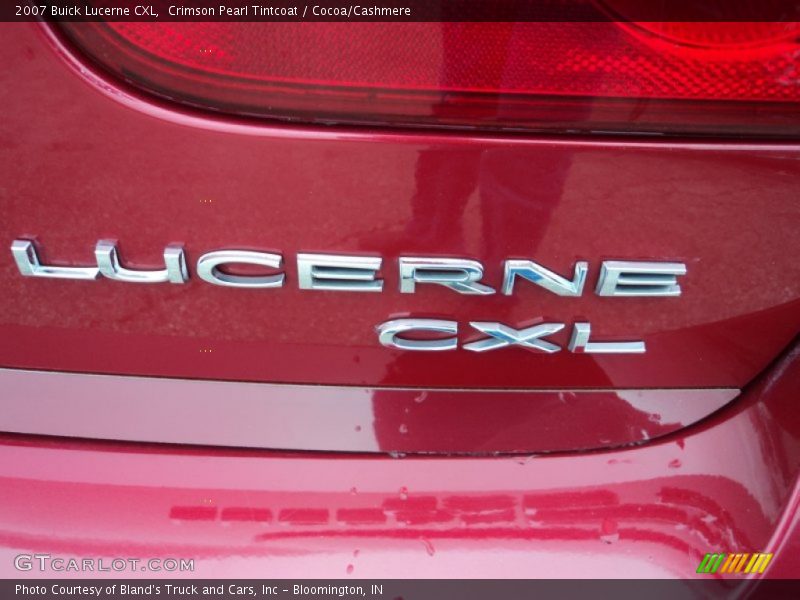 Crimson Pearl Tintcoat / Cocoa/Cashmere 2007 Buick Lucerne CXL