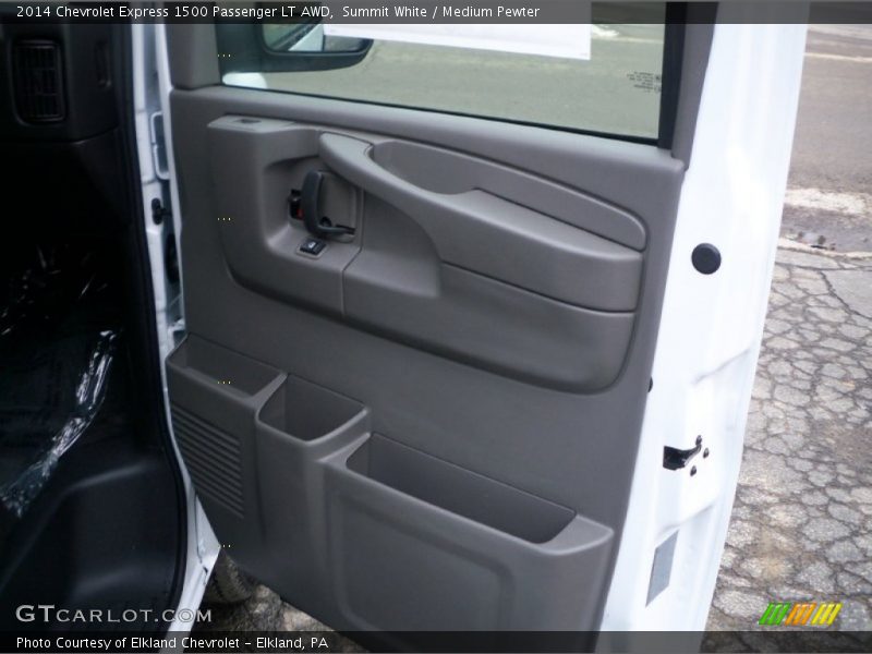 Summit White / Medium Pewter 2014 Chevrolet Express 1500 Passenger LT AWD