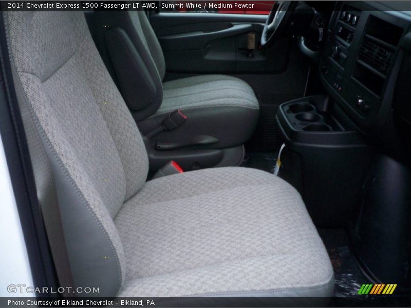 Summit White / Medium Pewter 2014 Chevrolet Express 1500 Passenger LT AWD