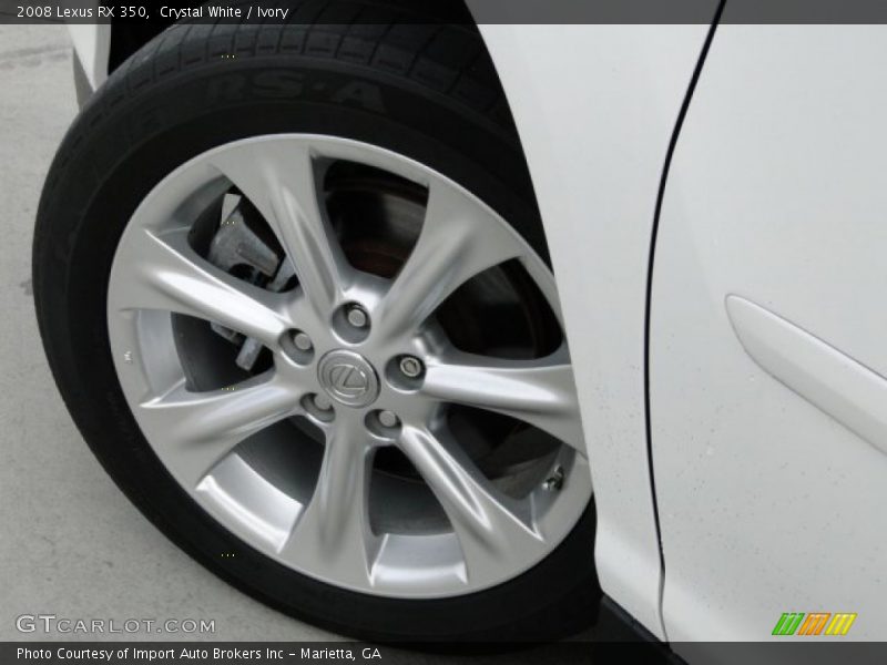 Crystal White / Ivory 2008 Lexus RX 350
