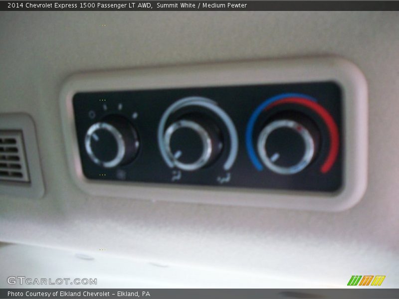 Summit White / Medium Pewter 2014 Chevrolet Express 1500 Passenger LT AWD