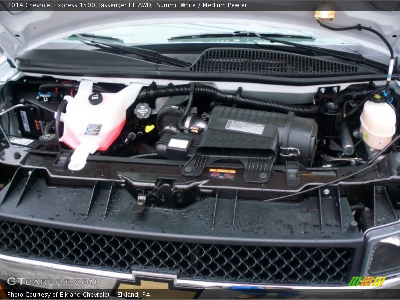 Summit White / Medium Pewter 2014 Chevrolet Express 1500 Passenger LT AWD