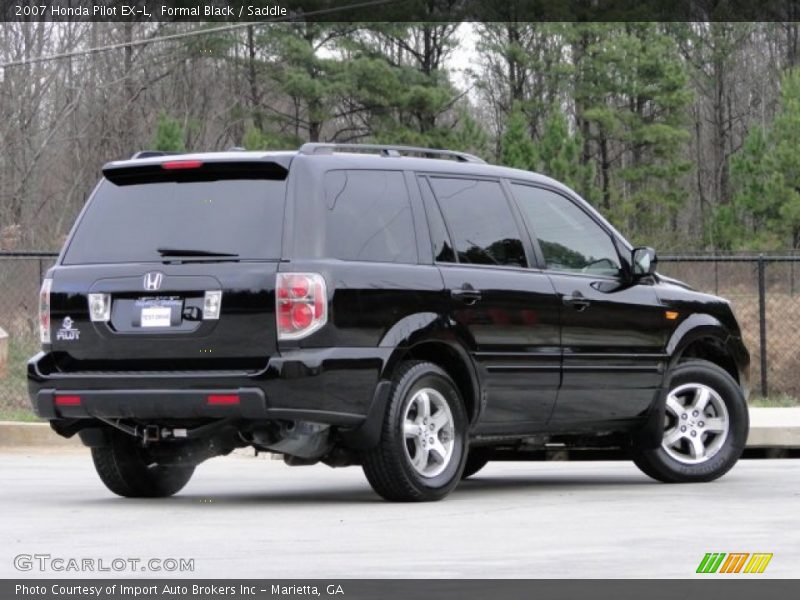 Formal Black / Saddle 2007 Honda Pilot EX-L