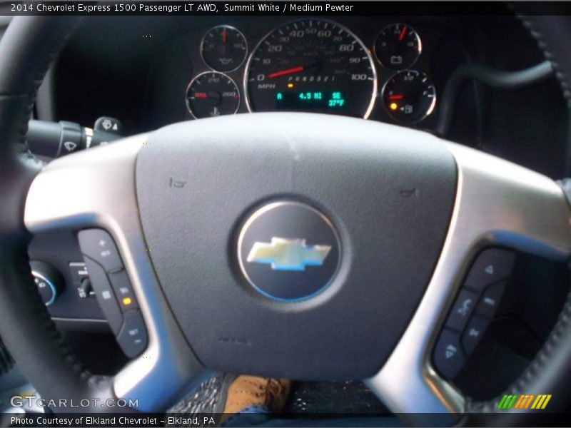Summit White / Medium Pewter 2014 Chevrolet Express 1500 Passenger LT AWD